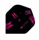 Flight Set (3 Stk.) Standard Polyester schwarz/pink