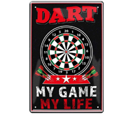 Darts Metallschilder