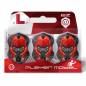 Preview: L-Style Flight Set (3 Stk) Standard Berry Van Peer v4 Type L1EZ transparent weiß