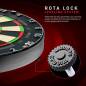 Preview: Dartboard Winmau Blade 360 Triple Core Carbon