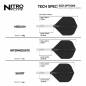 Preview: Red Dragon Nitro Flite – Schaft Weiß & Flight Schwarz (Form 02)