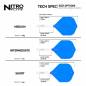 Preview: Red Dragon Nitro Flite – Schaft Weiß & Flight Blau (Form 02)