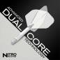 Preview: Red Dragon Nitro Flite – Schaft Weiß & Flight transparent (Form 02)