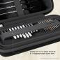 Preview: Dart Tasche Boa schwarz-schwarz