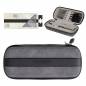 Preview: Dart Tasche Boa grau/hellgrau