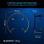 Preview: Dartboard LED lightning system Corona Vision