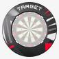 Preview: Target Patterned Notched Surround – Schwarz