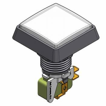 Leuchttaster quadratisch 51x51 mm