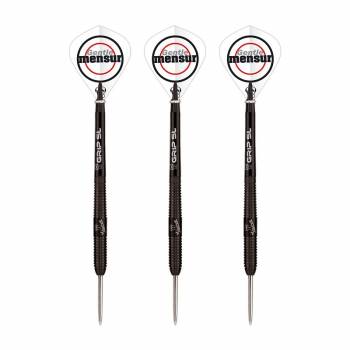 Steel Dartset (3 Stk) Champion Mensur Suljovic black Edition