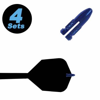 4 Flight Schutz Set (12 Stk.) Alu blau