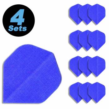 4 Flight Sets (12 pcs) Standard Nylon blue