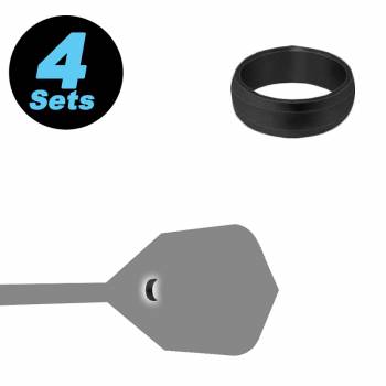 4 Slot Lock Fixierring schwarz (12 Stk.)