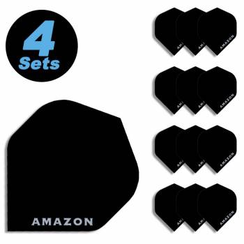 4 Flight Sets (12 pcs) Standard Polyester Extra strong black