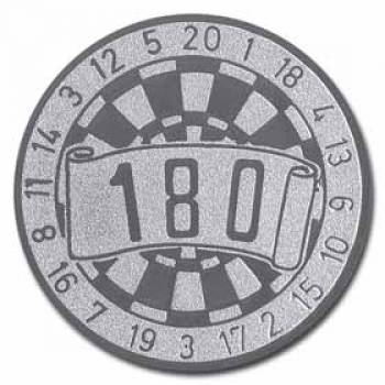 Pokal Emblem Dart 180 Silber