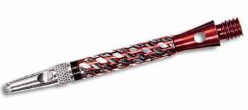 Schaftset Top Spin, lang, Rot mit Gravur