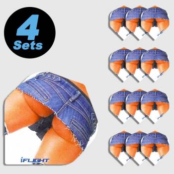 4 Flight Sets (12 Stk) Standard Polyester extra strong "Minirock"