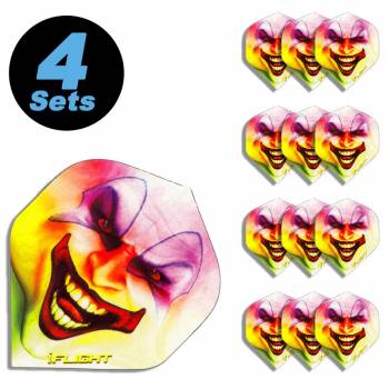 4 Flight Sets (12 Stk) Standard Polyester extra strong "The Joker"