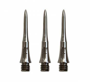 Darttip Steel 3 Stk. Titanium Pro Grip gold 26 mm