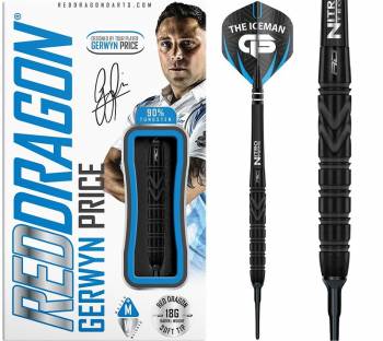 Dartset (3 Stk) Gerwyn "Iceman" Price Back to Black