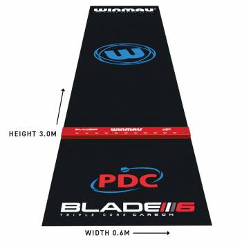 Winmau Dartmatte Precision PVC mit Oche