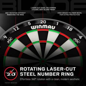 Dartboard Winmau Blade X Offizielles PDC Dartscheibe