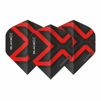 Flight Set Blade X - Prism Delta Metallic Black & Red