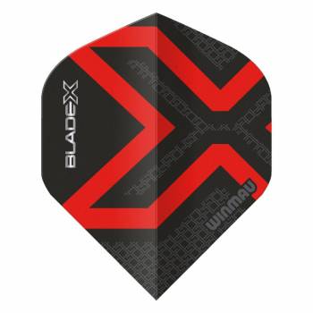 Preview: Flight Set Blade X - Prism Delta Metallic Black & Red