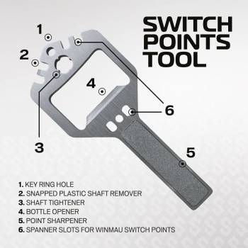 Winmau Switch Points Multi-function Tool