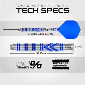 Gerwyn Price Iceman Blue 90 % Switch Point Steeldarts