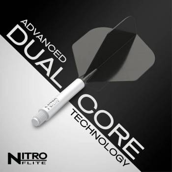 Red Dragon Nitro Flite – Schaft Weiß & Flight Schwarz (Form 02)