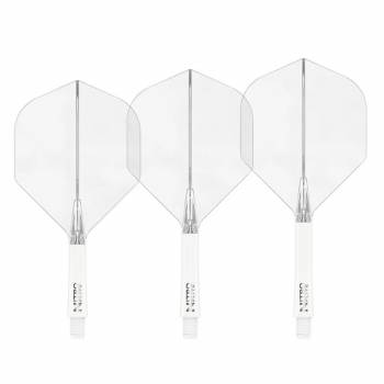 Red Dragon Nitro Flite – Schaft Weiß & Flight transparent (Form 02)