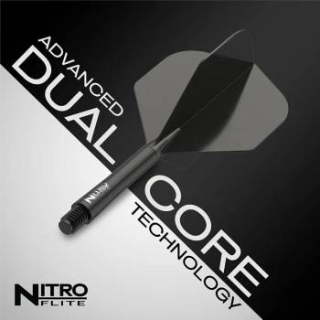 Red Dragon Nitro Flite – Schaft Schwarz & Flight Schwarz (Form 02)