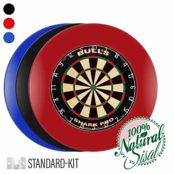 Dartarena Shark Pro classic - Dartboard mit Auffangring