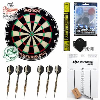 Phil Taylor Family komplett Set mit Dartboard, 6 Dartpfeile, Markerboard und Equipment