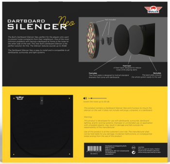 Preview: Bull’s Dartboard Silencer Neo Geräuschdämmung