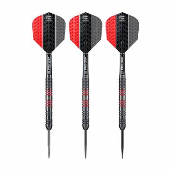 Steel Dartset (3 Stk) Vapor8 black red edition