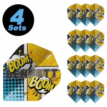 4 Flight (12 Stück) Standard Leighton Bennett "Boom Boom"