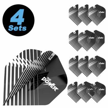 4 Flight (12 Stück) PHIL TAYLOR  PRO.ULTRA NO2 BLACK