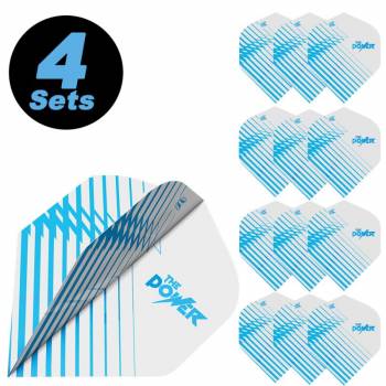 4 Flight (12 Stück) PHIL TAYLOR PRO.ULTRA NO2 WHITE