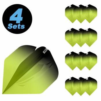 4 Flight (12 Stück) SERA PRO.ULTRA BLACK & LIME