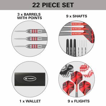 Steel Dartset Nathan Aspinall Brass 22g 2025