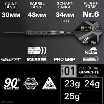 Preview: Steel Dartset Starwars Tie Fighter SP 90%