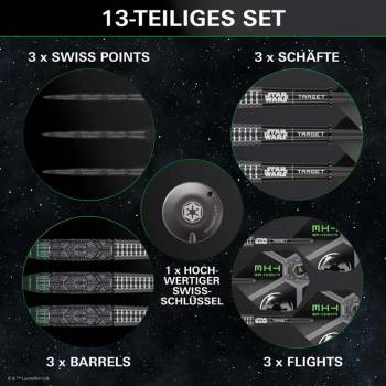 Preview: Steel Dartset Starwars Tie Fighter SP 90%