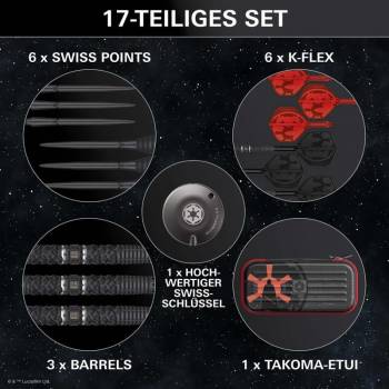 Steel Dartset Darth Vader 95%