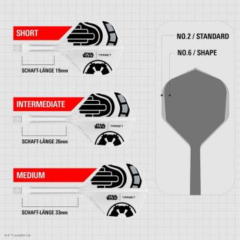 K-FLEX (3 Stk) Flight & Schaft  STORM TROOPER Starwars (No 2)