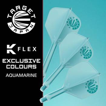 K-FLEX (3 Stk) Flight & Schaft Aqua  (No 2) 2025