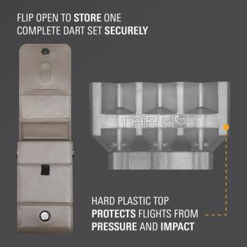 Darttasche Milli Case karamel