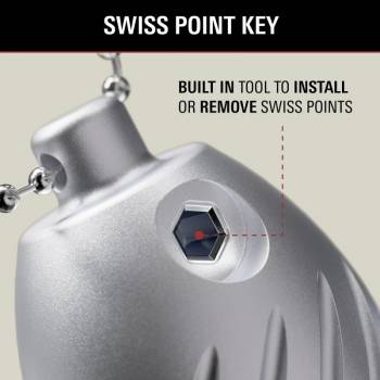 Dartspitzen Aufbewahrungsbox Aluminum Schlüsselanhänger silber