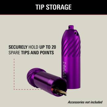 Dartspitzen Aufbewahrungsbox Aluminum Schlüsselanhänger voilett