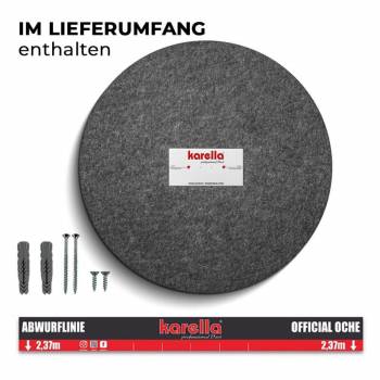 Sound Insulation Ultimo Ø69 cm for Steel Dartboards – Silencer with Integrated Surround & Catch Ring